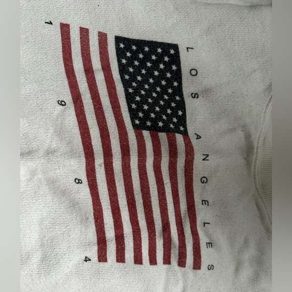 BRANDY MELVILE John Galt American Flag sweatshirt - Picture 4 of 5